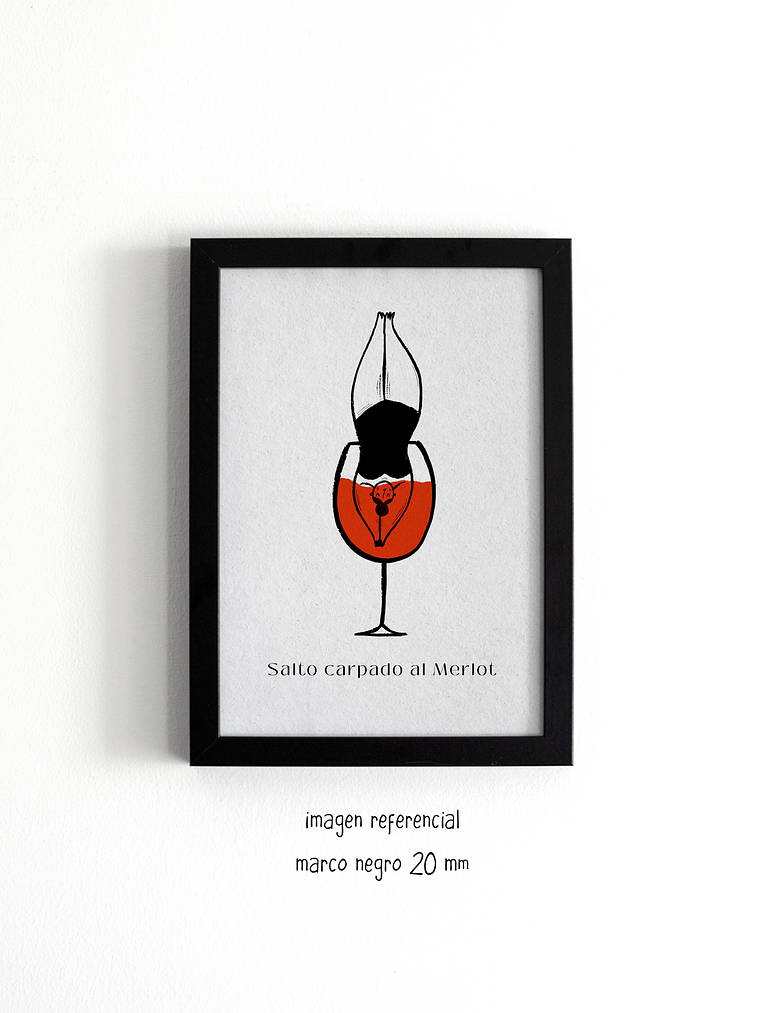 Salto carpado al Merlot | Print 1