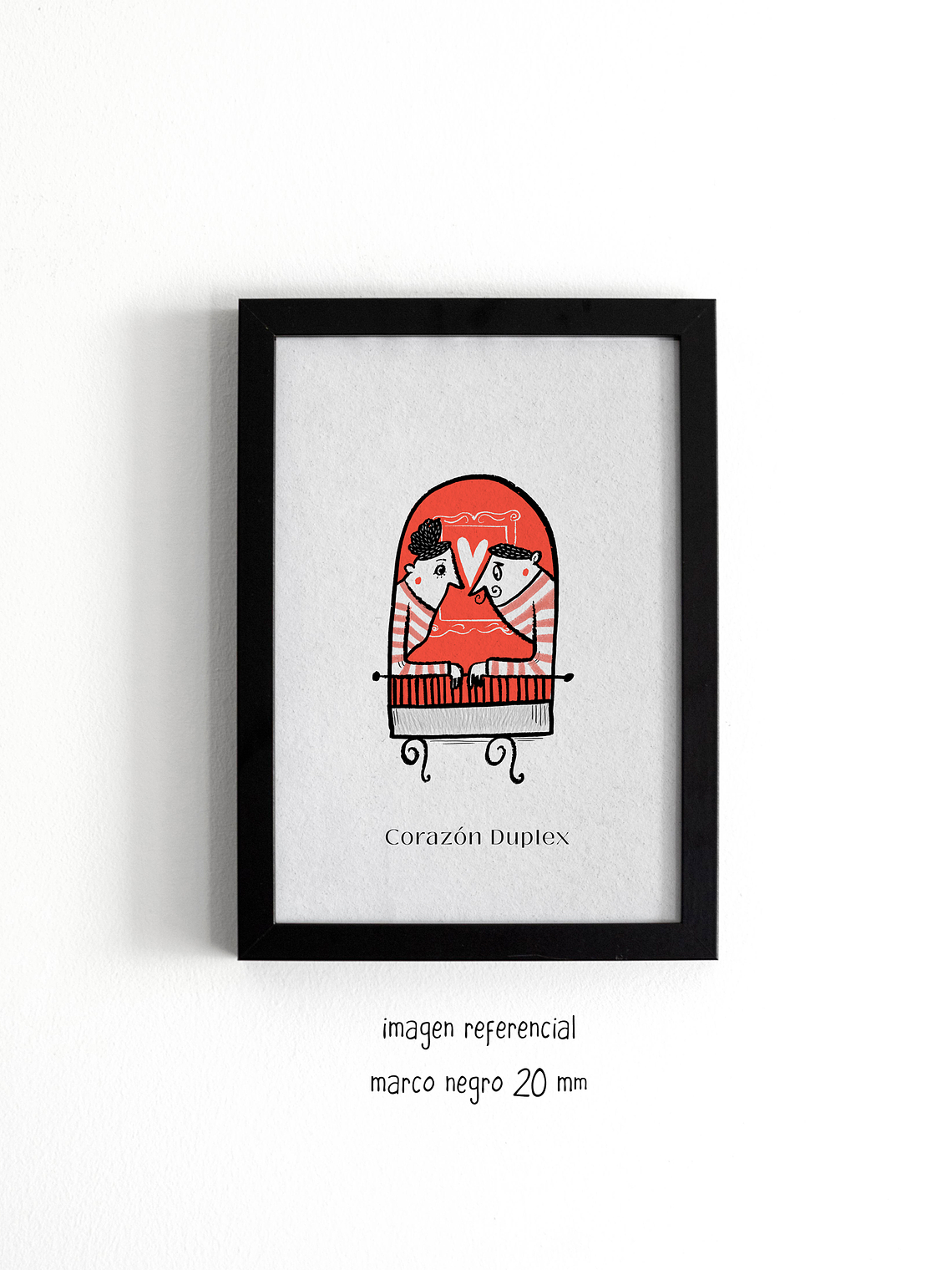 Corazón duplex | Print 1