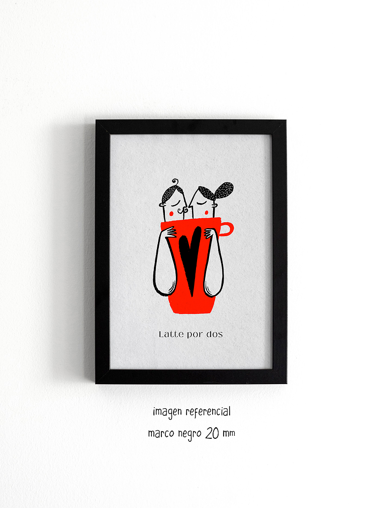 Latte por dos | Print 1