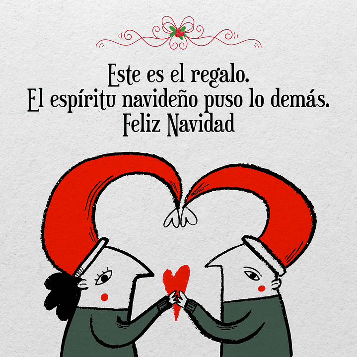 Set 10 postales navidad ilustradas 1