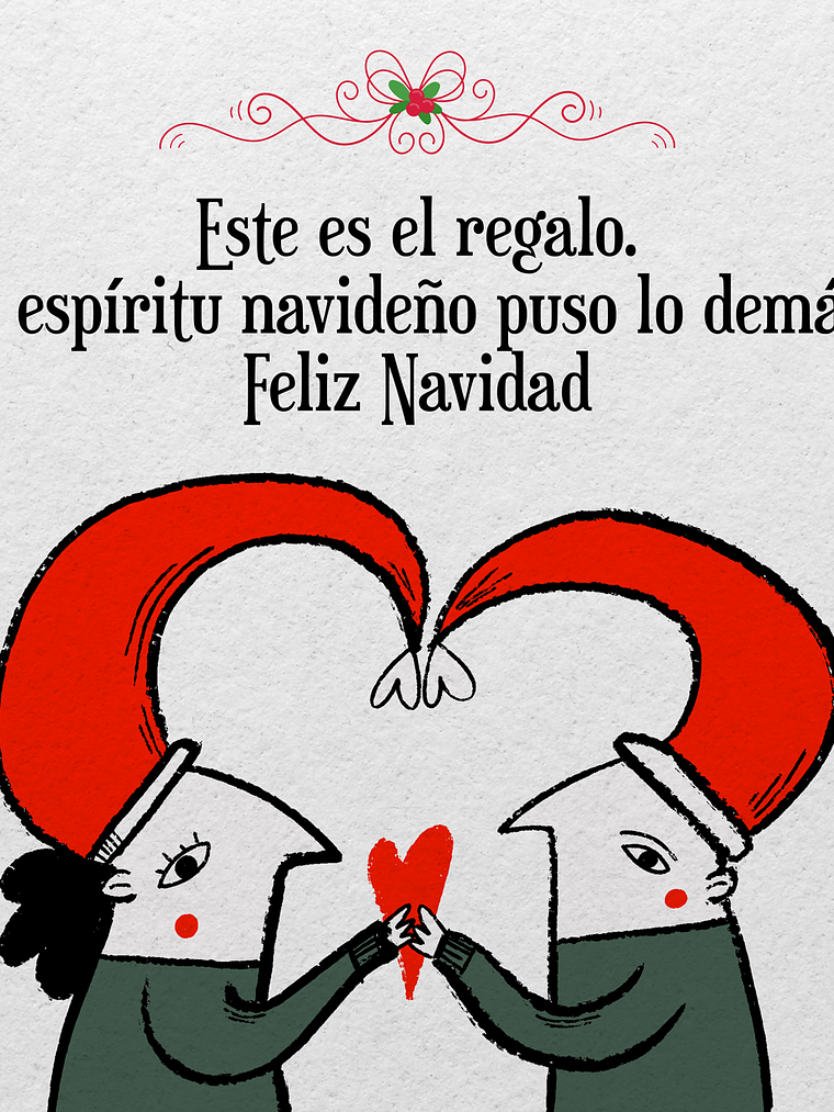Set 10 postales navidad ilustradas 1