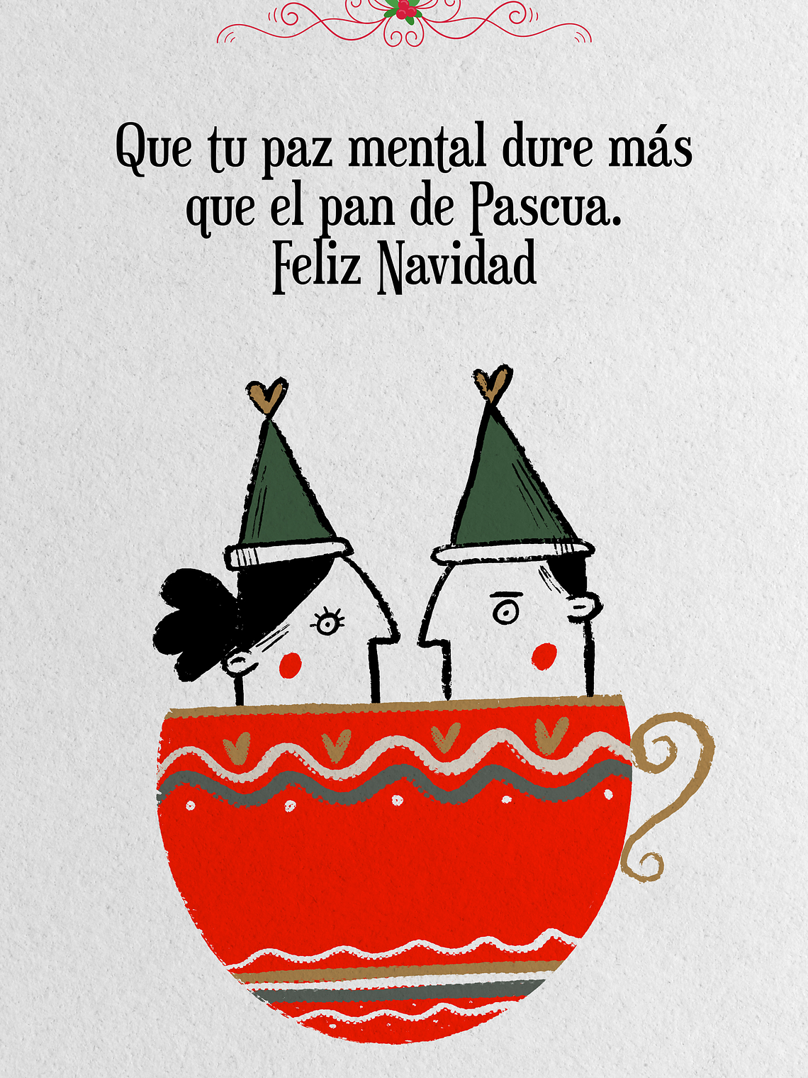 Set 10 postales navidad ilustradas 7