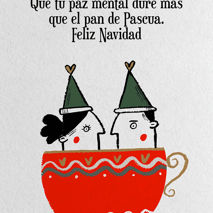 Set 10 postales navidad ilustradas 7