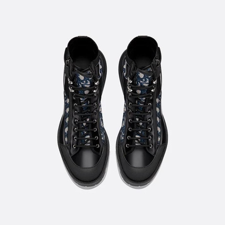 Botines Bototos Christian Dior Jacquard Exclusivos Cuero 4