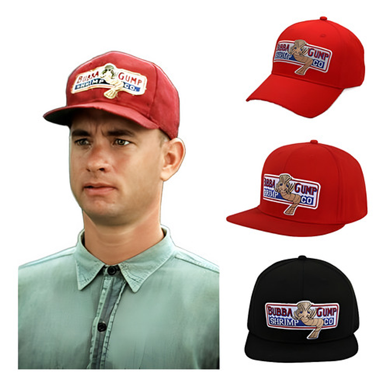 Gorro Bubba Gump Jockey Snapback Forrest Gump Envió Gratis 12