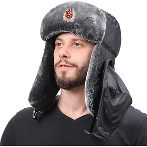 Gorro Ruso - Soviético Bombardero Invierno Ushanka Shapka Sn