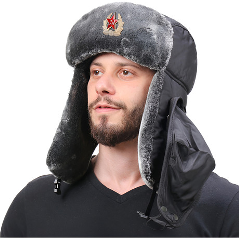 Gorro Ruso - Soviético Bombardero Invierno Ushanka Shapka Sn 1