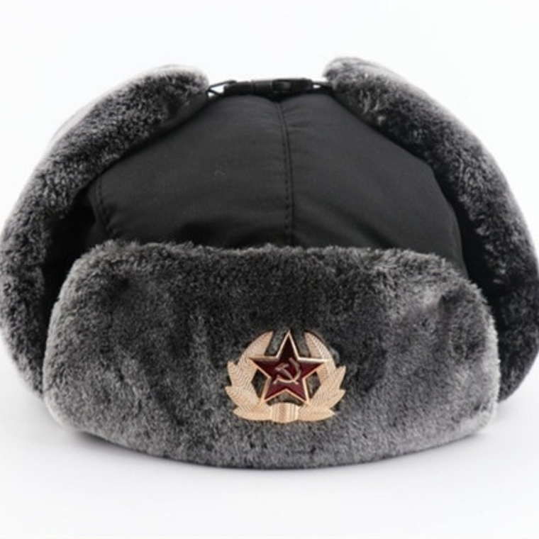 Gorro Ruso - Soviético Bombardero Invierno Ushanka Shapka Sn 5