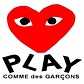 Polera Exclusiva Comme Des Garcons Play Corazon Blanca Negra - Miniatura 7