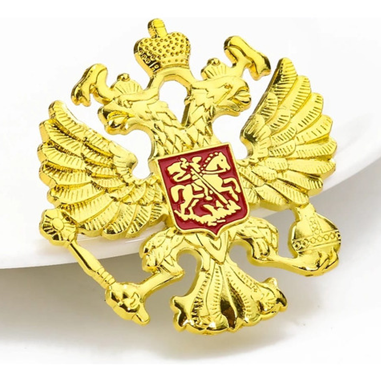 Cucarda Piocha Militar Ejercito Rojo Rusia Águila Bicéfala 2