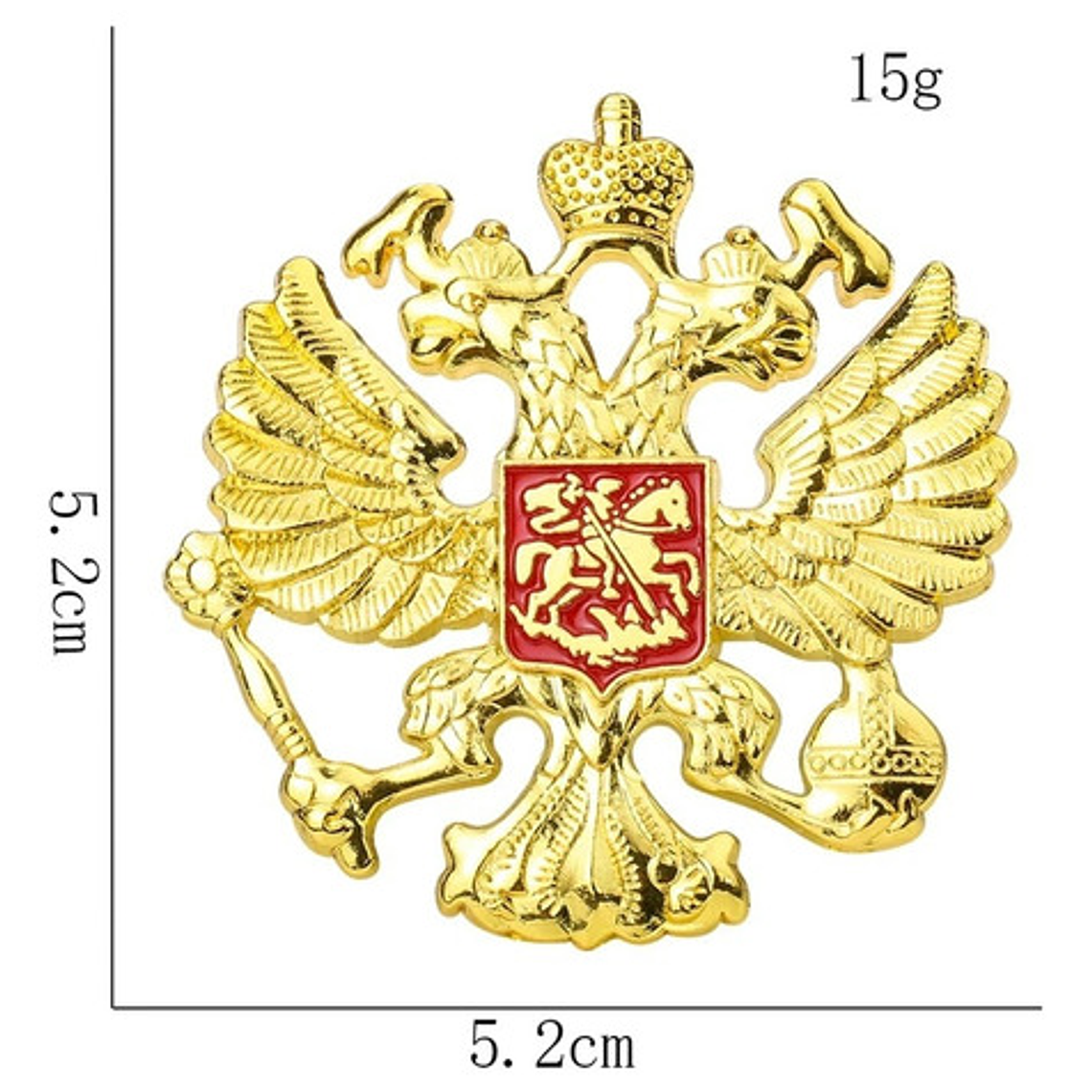 Cucarda Piocha Militar Ejercito Rojo Rusia Águila Bicéfala 5