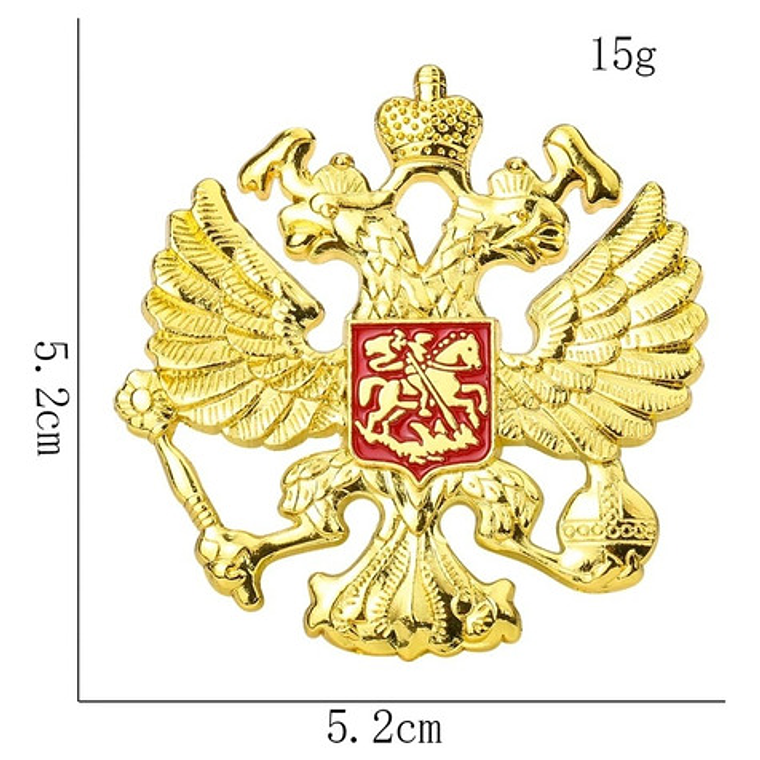Cucarda Piocha Militar Ejercito Rojo Rusia Águila Bicéfala 5