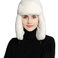Gorro Ruso Soviético Invierno Nieve Mujer Ushanka Pelaje  - Miniatura 1