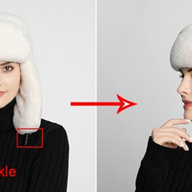Gorro Ruso Soviético Invierno Nieve Mujer Ushanka Pelaje  5