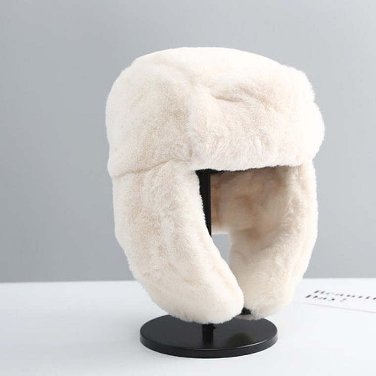 Gorro Ruso Soviético Invierno Nieve Mujer Ushanka Pelaje  8