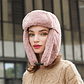 Gorro Ruso Soviético Invierno Nieve Mujer Ushanka Pelaje  - Miniatura 10