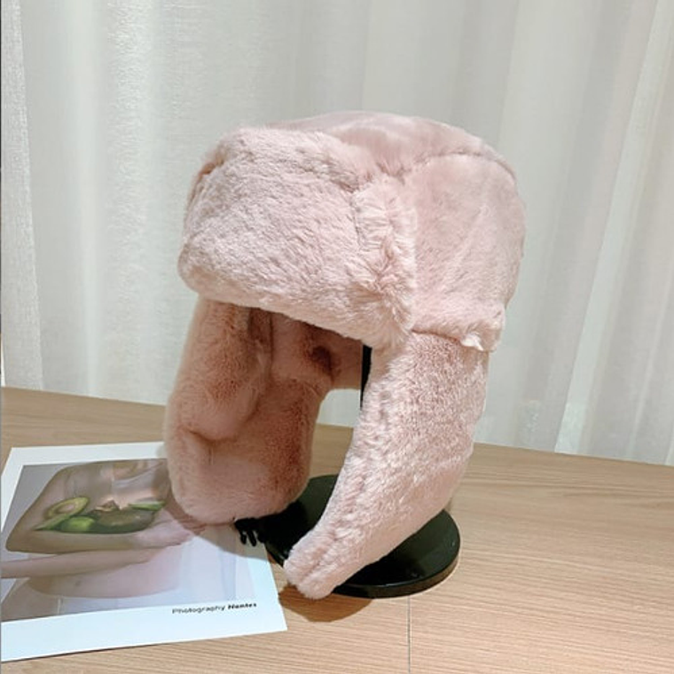 Gorro Ruso Soviético Invierno Nieve Mujer Ushanka Pelaje  11