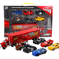 Set Juguete Cars Rayo Mcqueen 7 Piezas En Caja Disney Pixar - Miniatura 1
