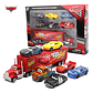 Set Juguete Cars Rayo Mcqueen 7 Piezas En Caja Disney Pixar - Miniatura 2