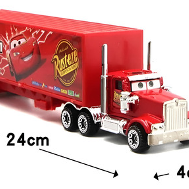 Set Juguete Cars Rayo Mcqueen 7 Piezas En Caja Disney Pixar 4