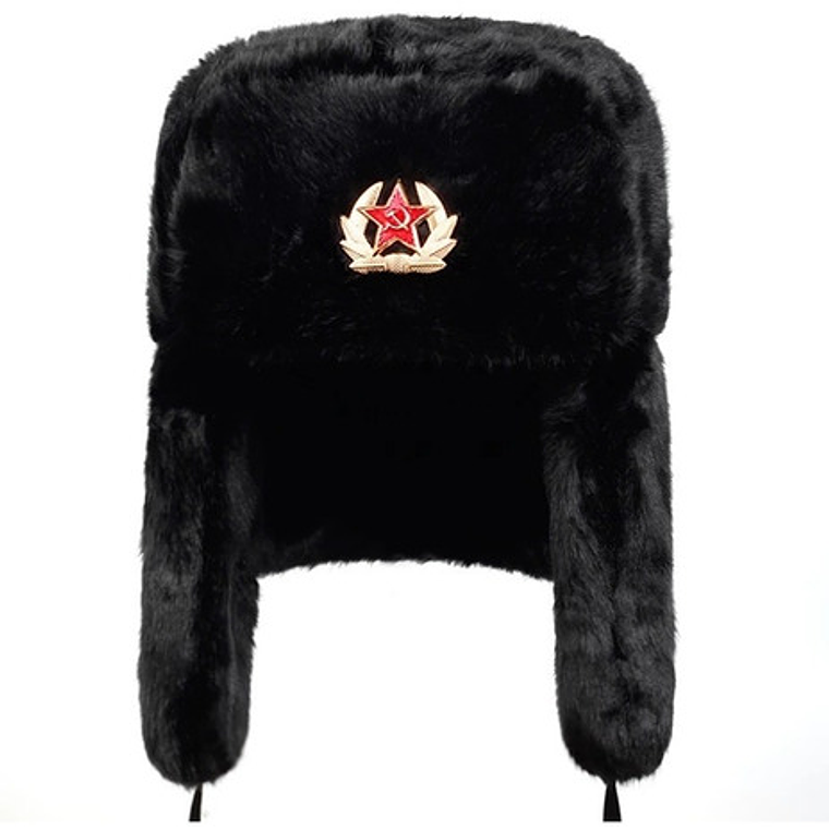 Gorro Ruso Soviético Invierno Nieve Shapka Ushanka Pelaje Sn 1