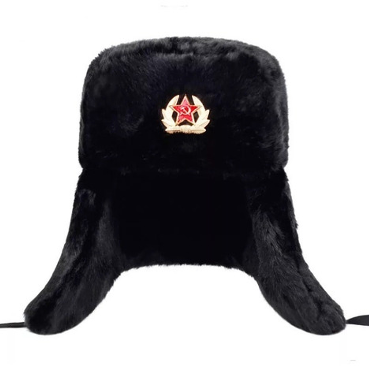 Gorro Ruso Soviético Invierno Nieve Shapka Ushanka Pelaje Sn 2