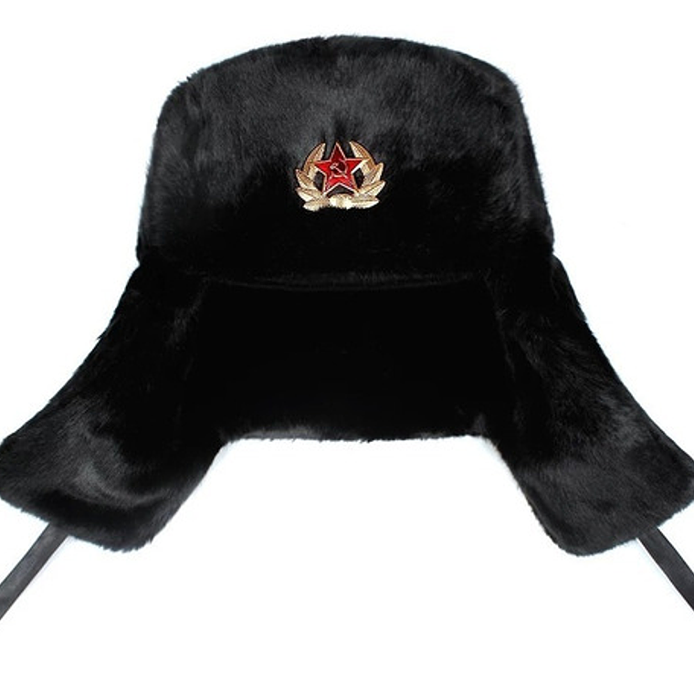 Gorro Ruso Soviético Invierno Nieve Shapka Ushanka Pelaje Sn 4