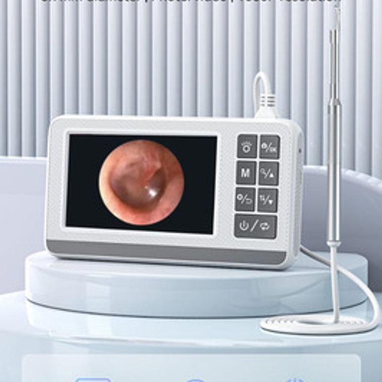 Otoscopio Profesional Digital Pantalla Lcd 4,3 1080p Cámara 2