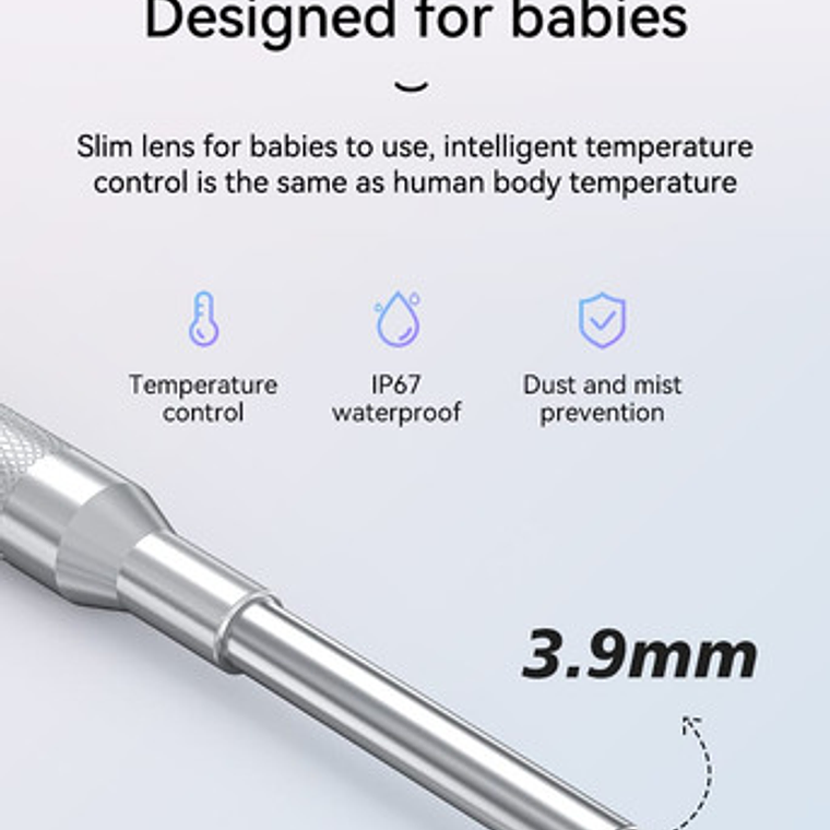 Otoscopio Profesional Digital Pantalla Lcd 4,3 1080p Cámara 6