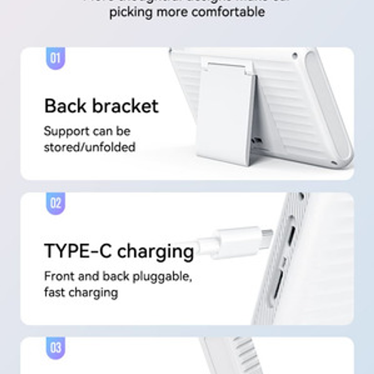 Otoscopio Profesional Digital Pantalla Lcd 4,3 1080p Cámara 8