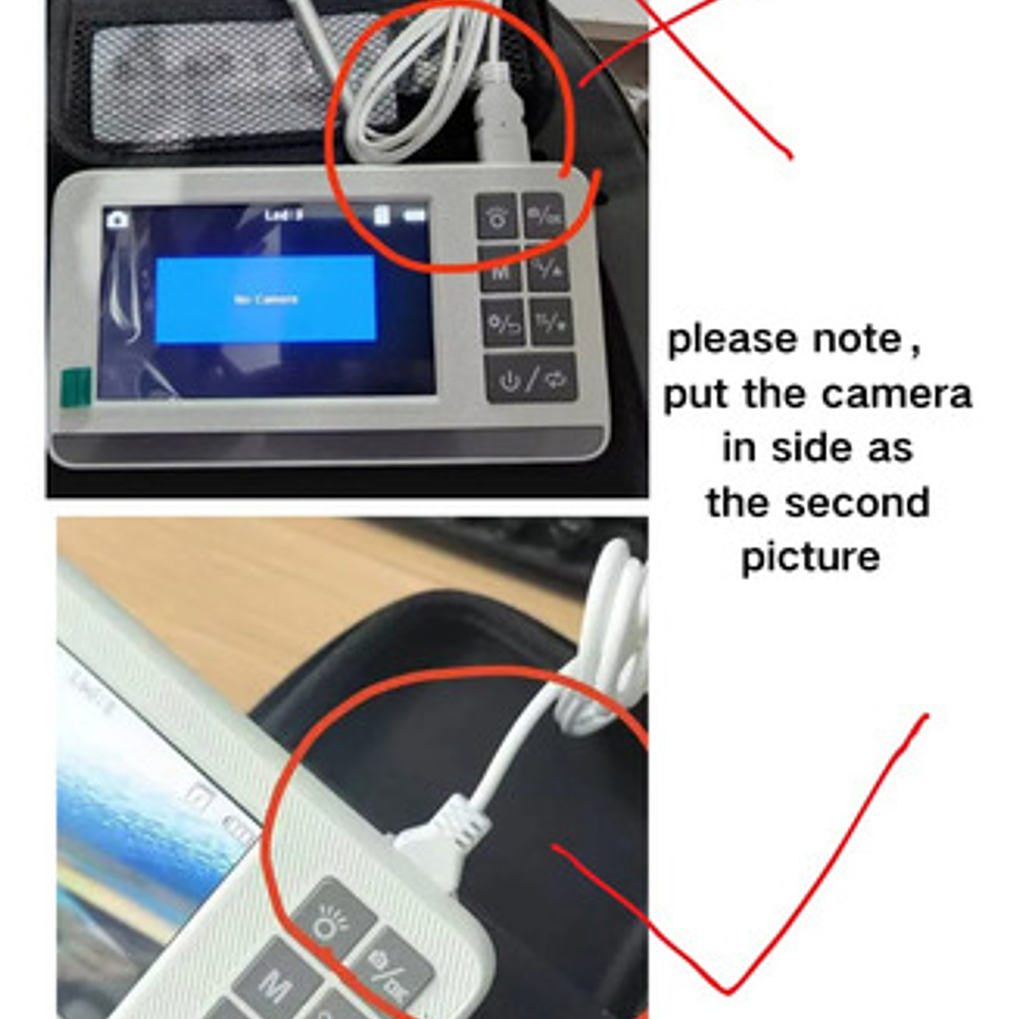 Otoscopio Profesional Digital Pantalla Lcd 4,3 1080p Cámara 10
