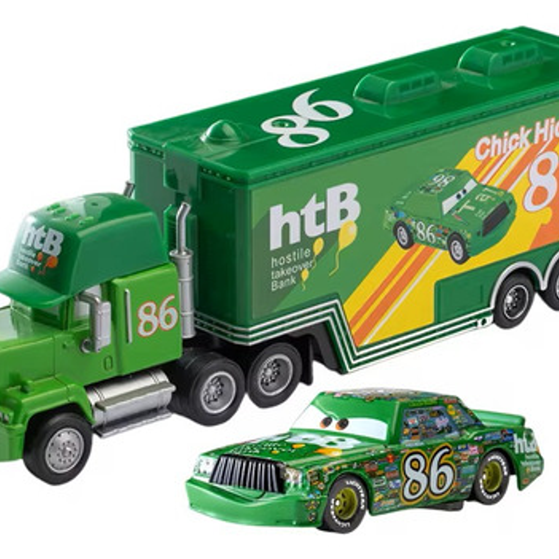 Chick Hicks Set Camión Rayo Mcqueen Cars Disney Pixar 1