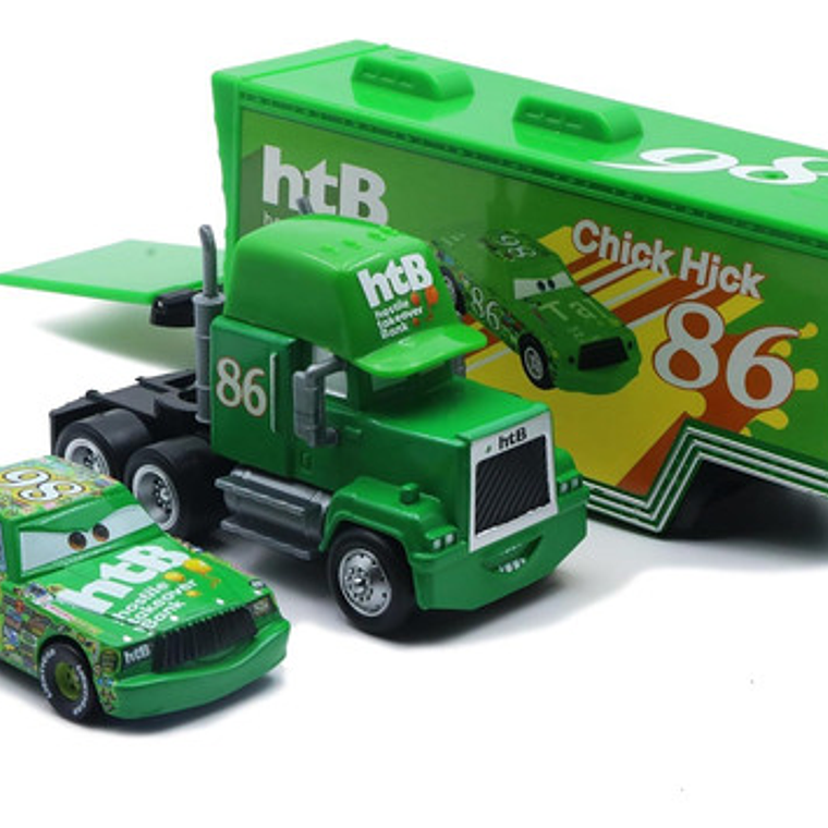 Chick Hicks Set Camión Rayo Mcqueen Cars Disney Pixar 4