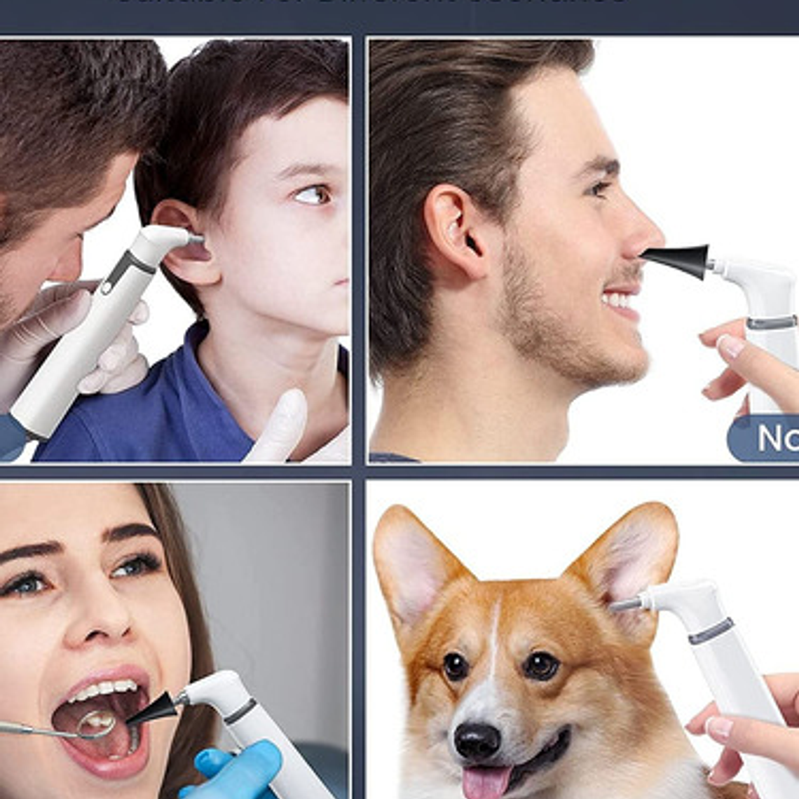 Otoscopio Inalámbrico Wifi Cámara Oído Luz Led Profesional 8