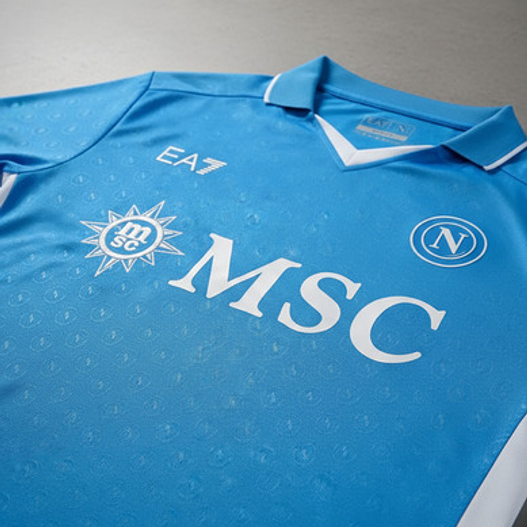Camiseta Napoli Emporio Armani 2024 2025 Campeón Scudetto Serie A Italiana. 5