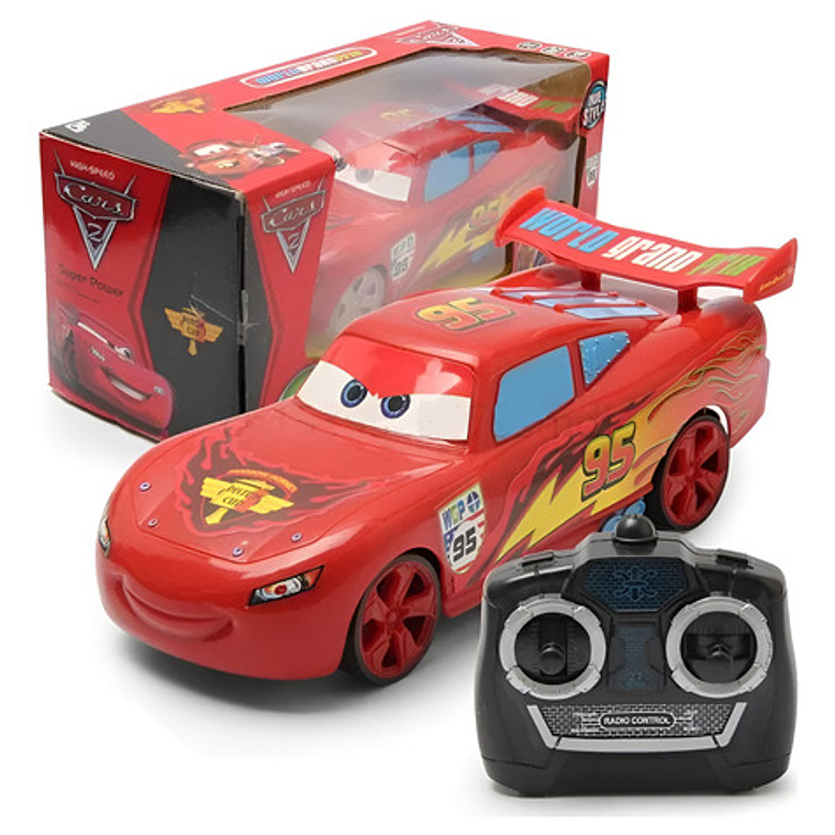 Juguete Auto Control Remoto Rayo Mcqueen Disney Pixar Cars 1