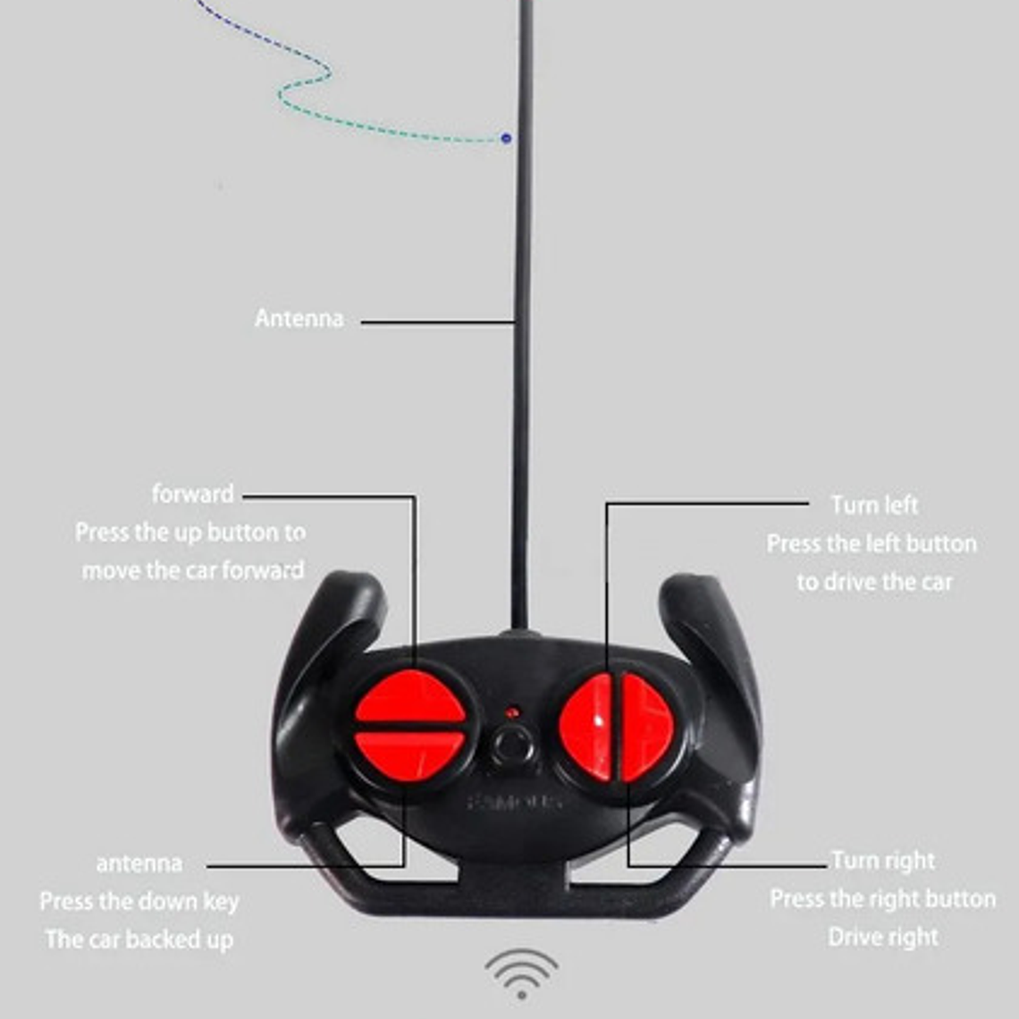 Juguete Auto Control Remoto Rayo Mcqueen Disney Pixar Cars 4