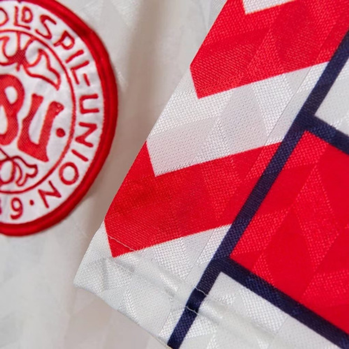 Camiseta Selección Dinamarca Eurocopa 1988 Retro Hummel 5