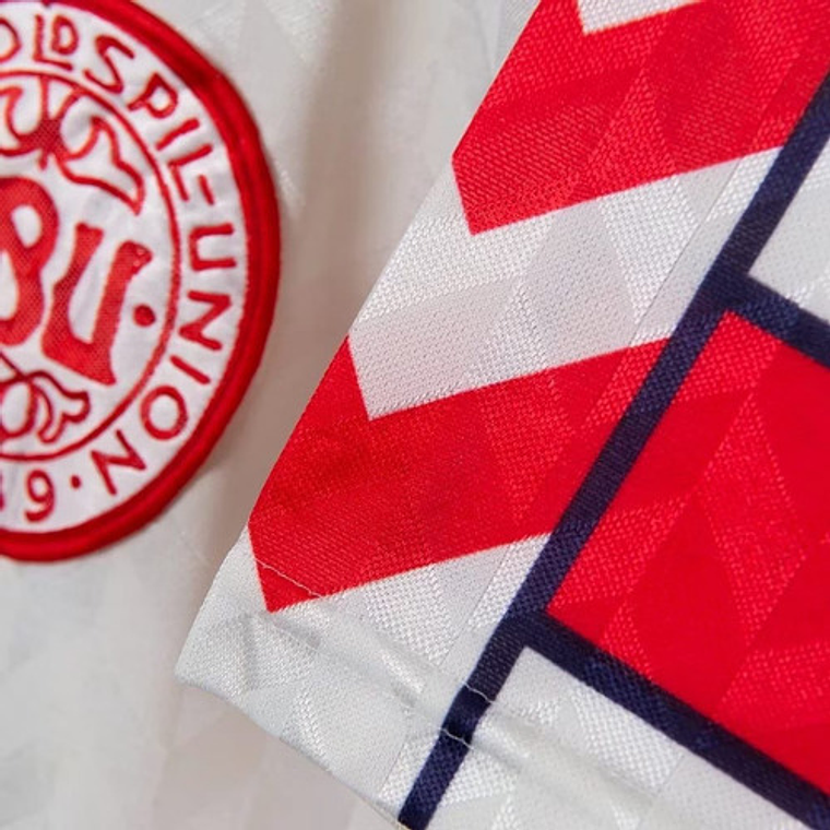 Camiseta Selección Dinamarca Eurocopa 1988 Retro Hummel 5