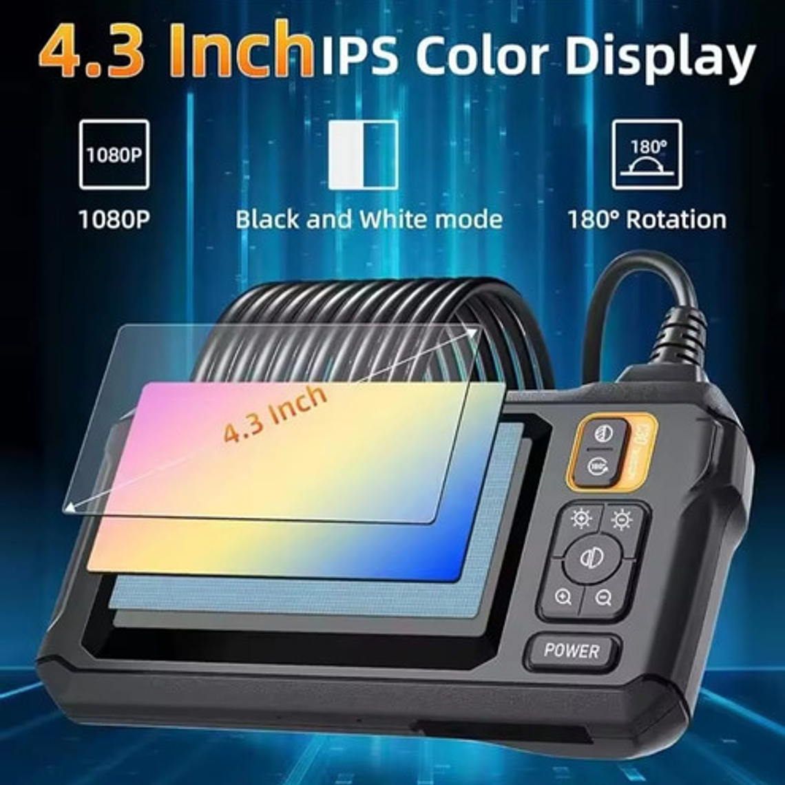 Cámara Boroscopio Endoscopio Sonda Profesional 10 Mts Hd 4k 6