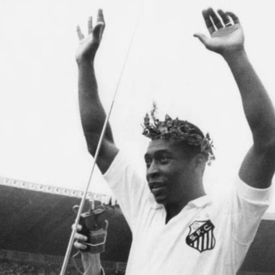 Camiseta Retro Pele Santos Fc De Brasil 1970 Colección O´rey 10