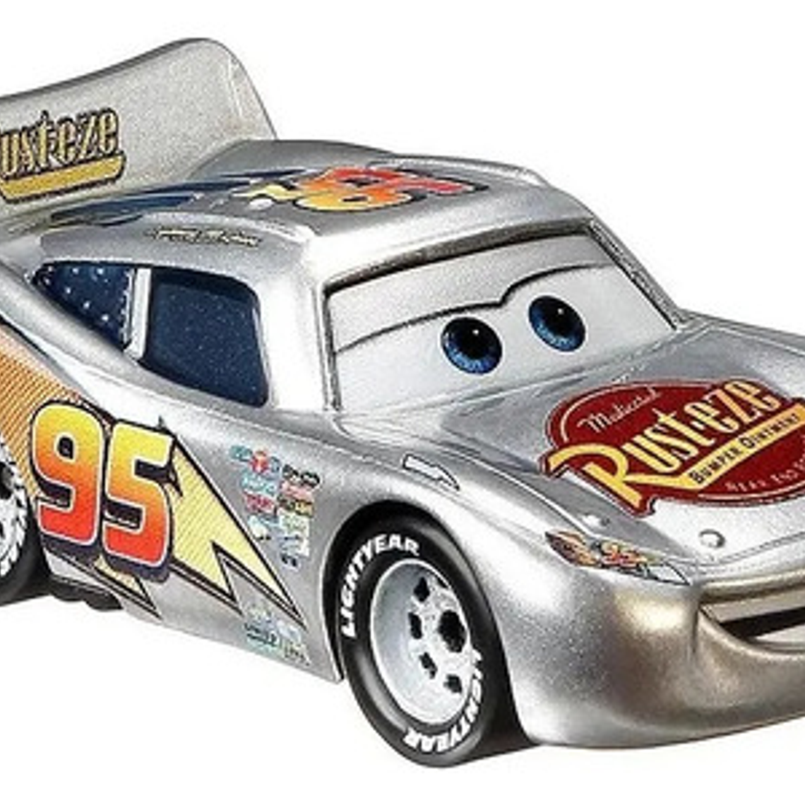 Rayo Mcqueen Plateado Copa Pistón Cars Rayo Mcqueen Silver 1