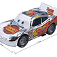 Rayo Mcqueen Plateado Copa Pistón Cars Rayo Mcqueen Silver - Miniatura 3