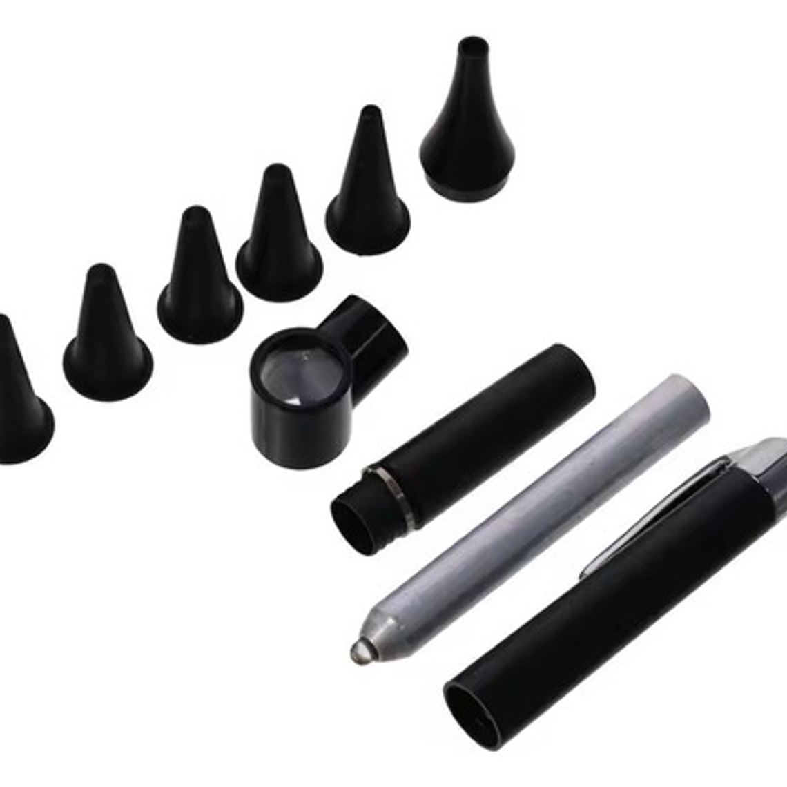 Otoscopio Analógico Diagnostico Zoom 5 Espéculos Luz Led 2