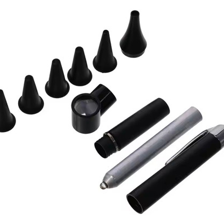 Otoscopio Analógico Diagnostico Zoom 5 Espéculos Luz Led 2