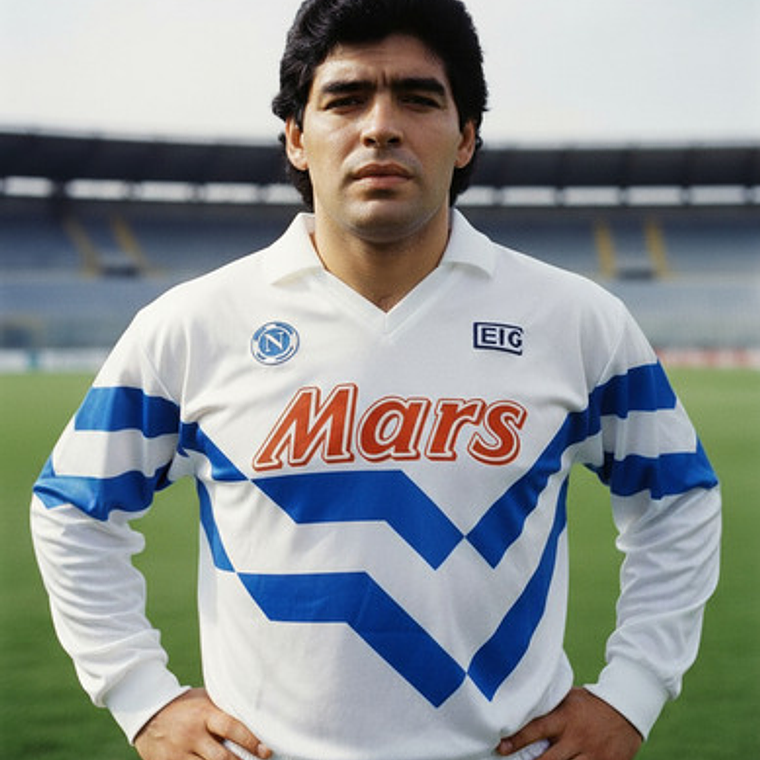 Camiseta Napoli Diego Maradona Campeón Scudetto 1989-90 Visi 7