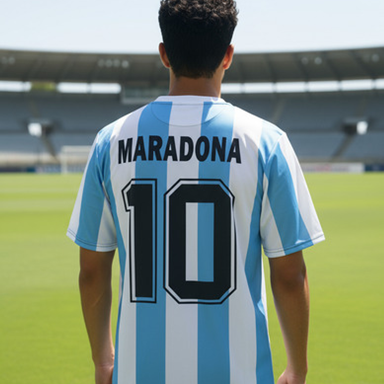 Camiseta Selección Argentina Diego Maradona Mundial Mexic 86 4
