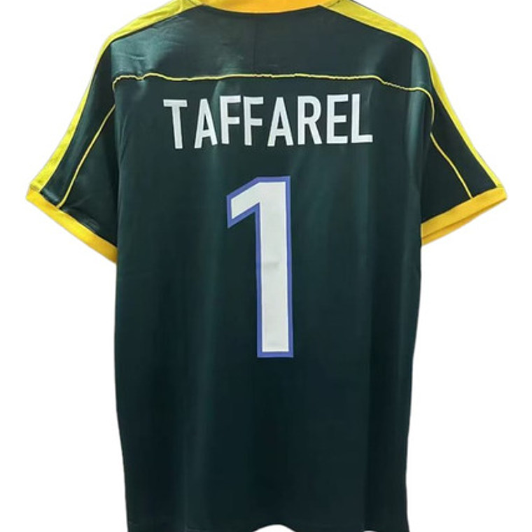 Camiseta Portero Arquero Claudio Taffarel Selección Brasil 1998 Nike 2