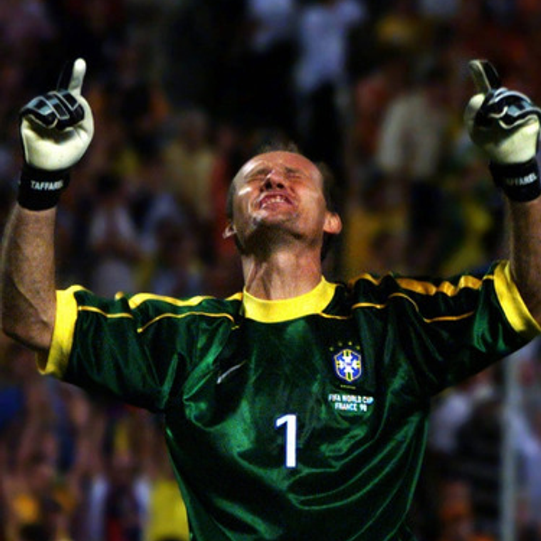 Camiseta Portero Arquero Claudio Taffarel Selección Brasil 1998 Nike 7