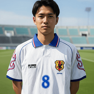 Camiseta Selección Japón Copa Del Mundo Francia 1998 Asics